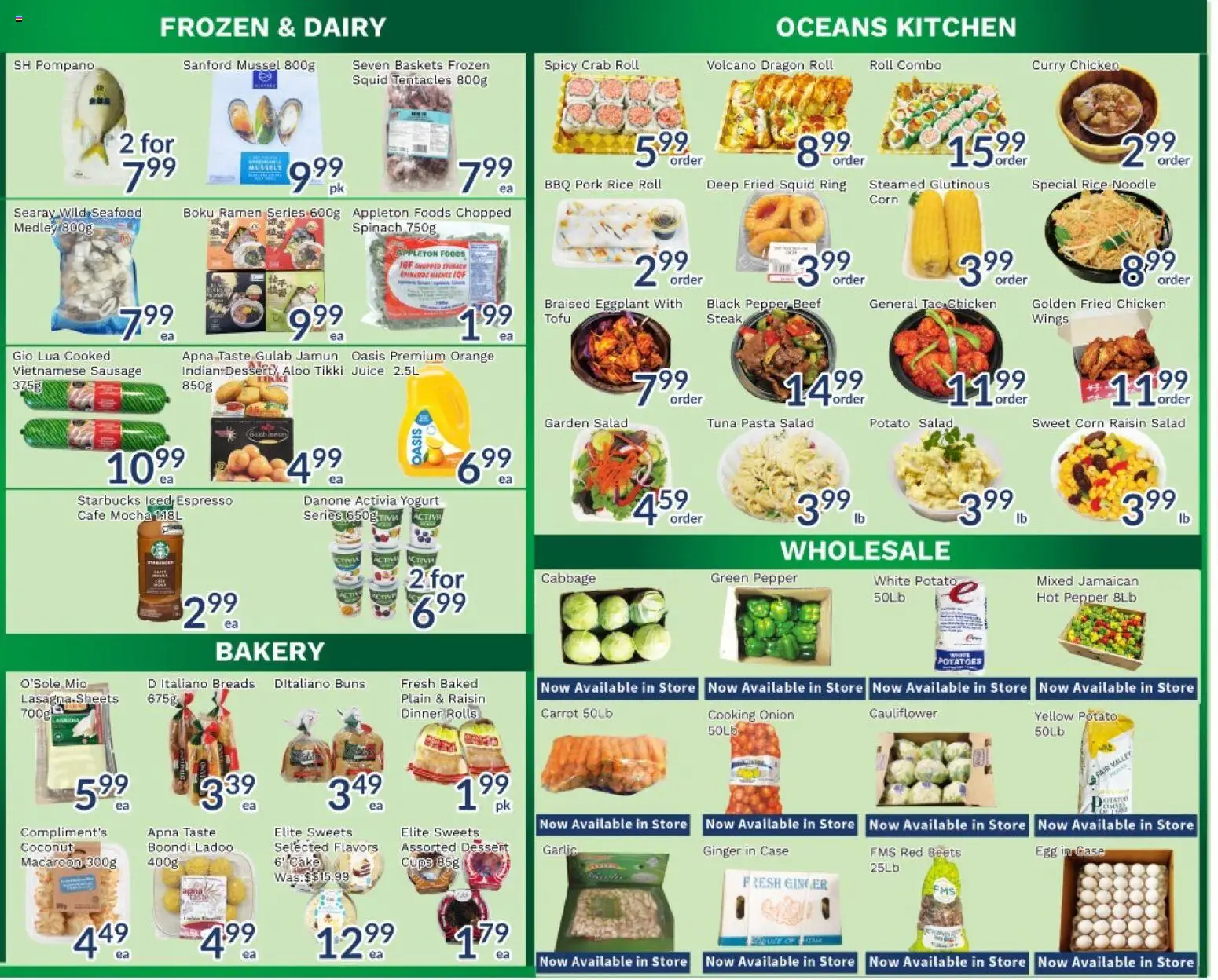 Oceans flyer valid from 15.05.2026 | Page: 3 | Products: Carrot, Salad, Yogurt, Chicken