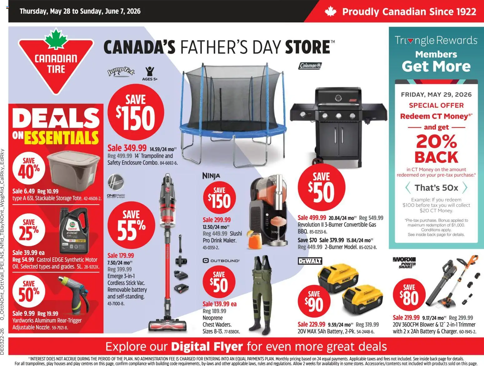 Canadian Tire flyer valid from 28.05.2026 | Page: 1 | Products: Battery