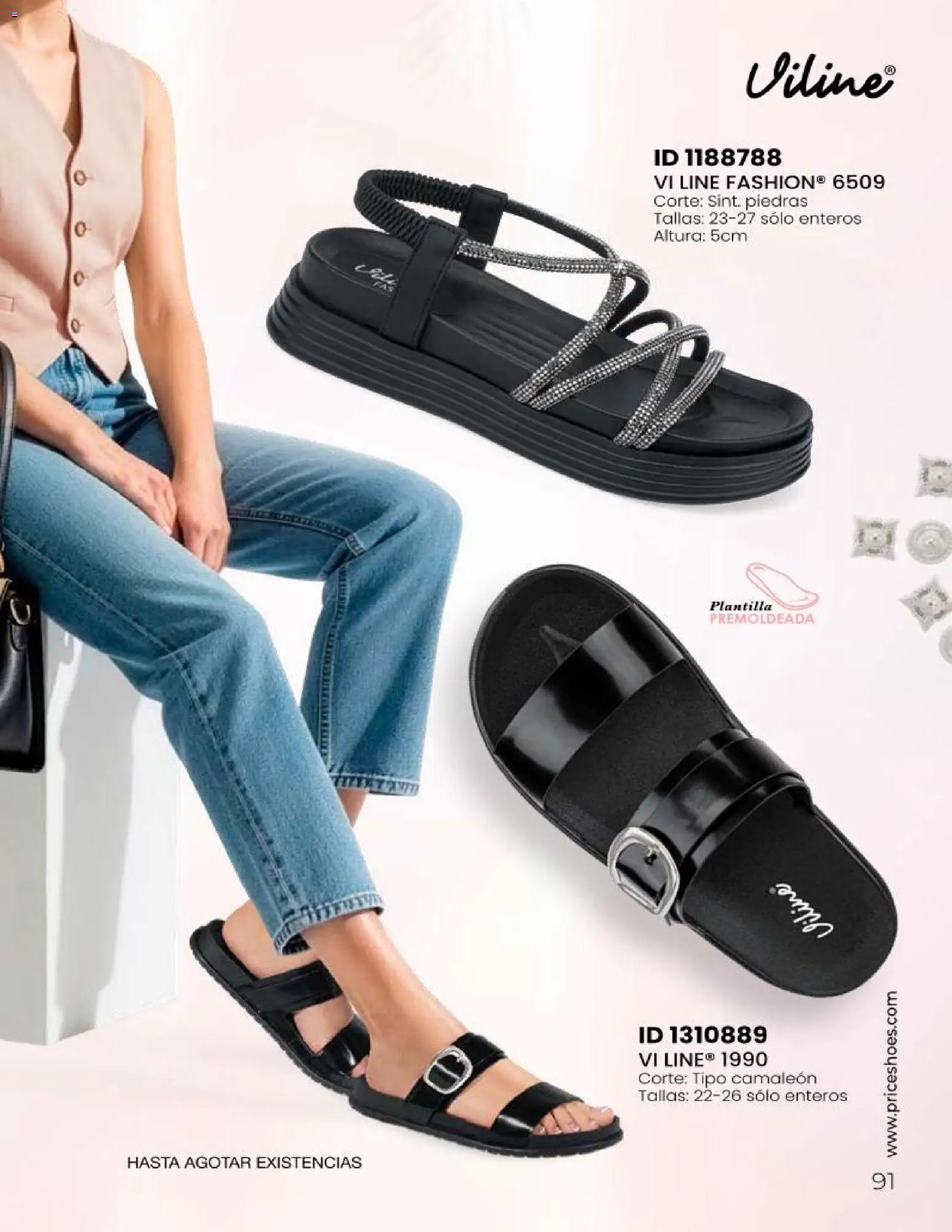 Nuevas ofertas de Price Shoes válidas en toda la República Mexicana desde el 23/06/2026. ¡Encuentra las mejores ofertas en Price Shoes catálogo Sandalias 2026! | Página: 91