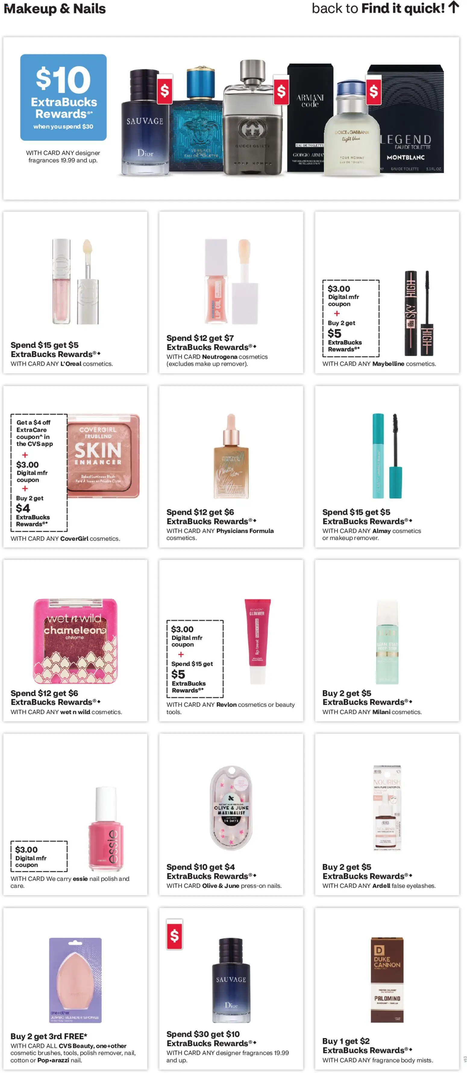 CVS Pharmacy Weekly Ad - CO - valid from 14.06.2026 | Page: 12 | Products: Fragrance, Blush, Nail polish, Ham
