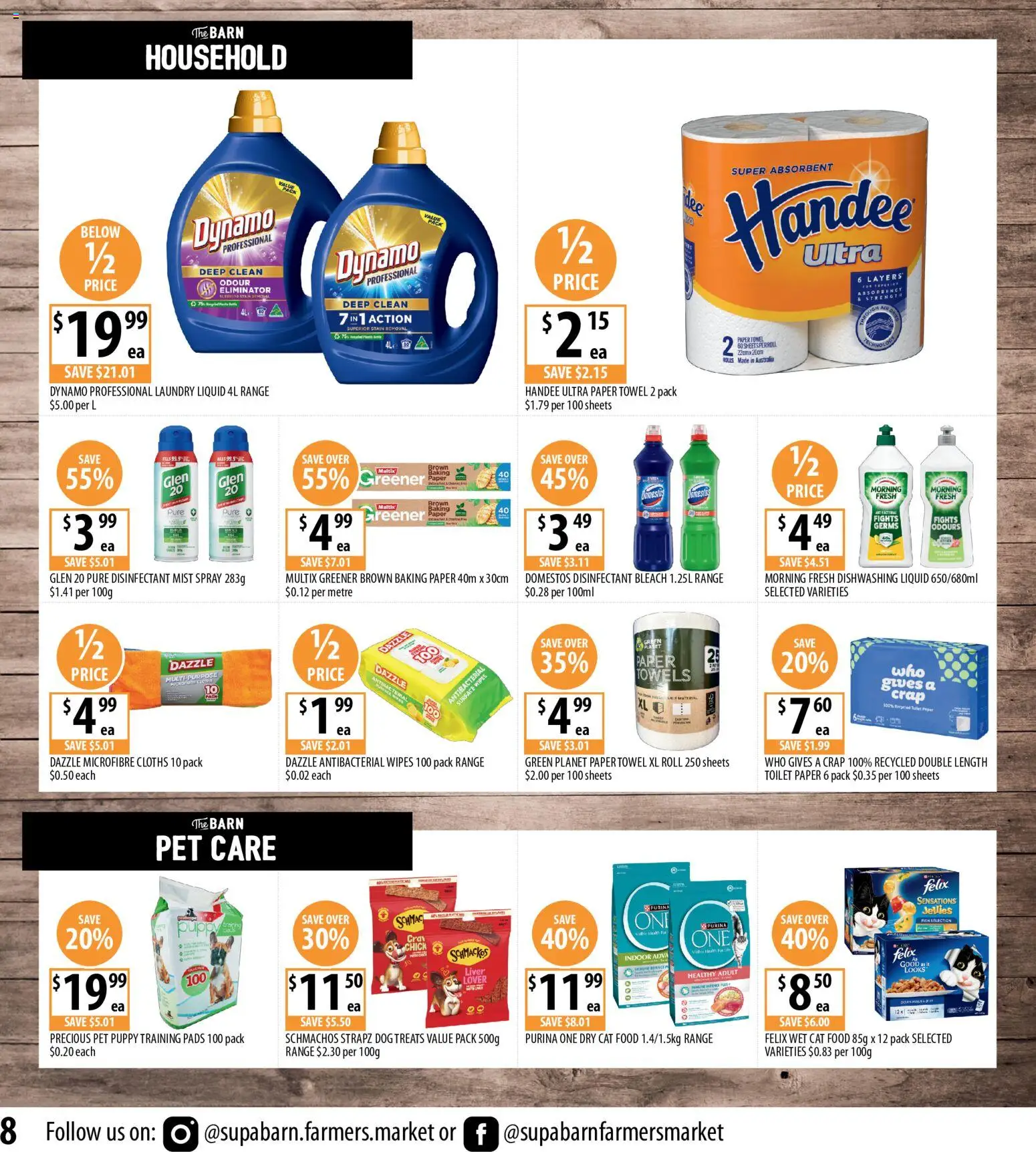 Supabarn catalogue - valid from 10.06.2026 | Page: 8 | Products: Toilet, Household, Towels, Laundry