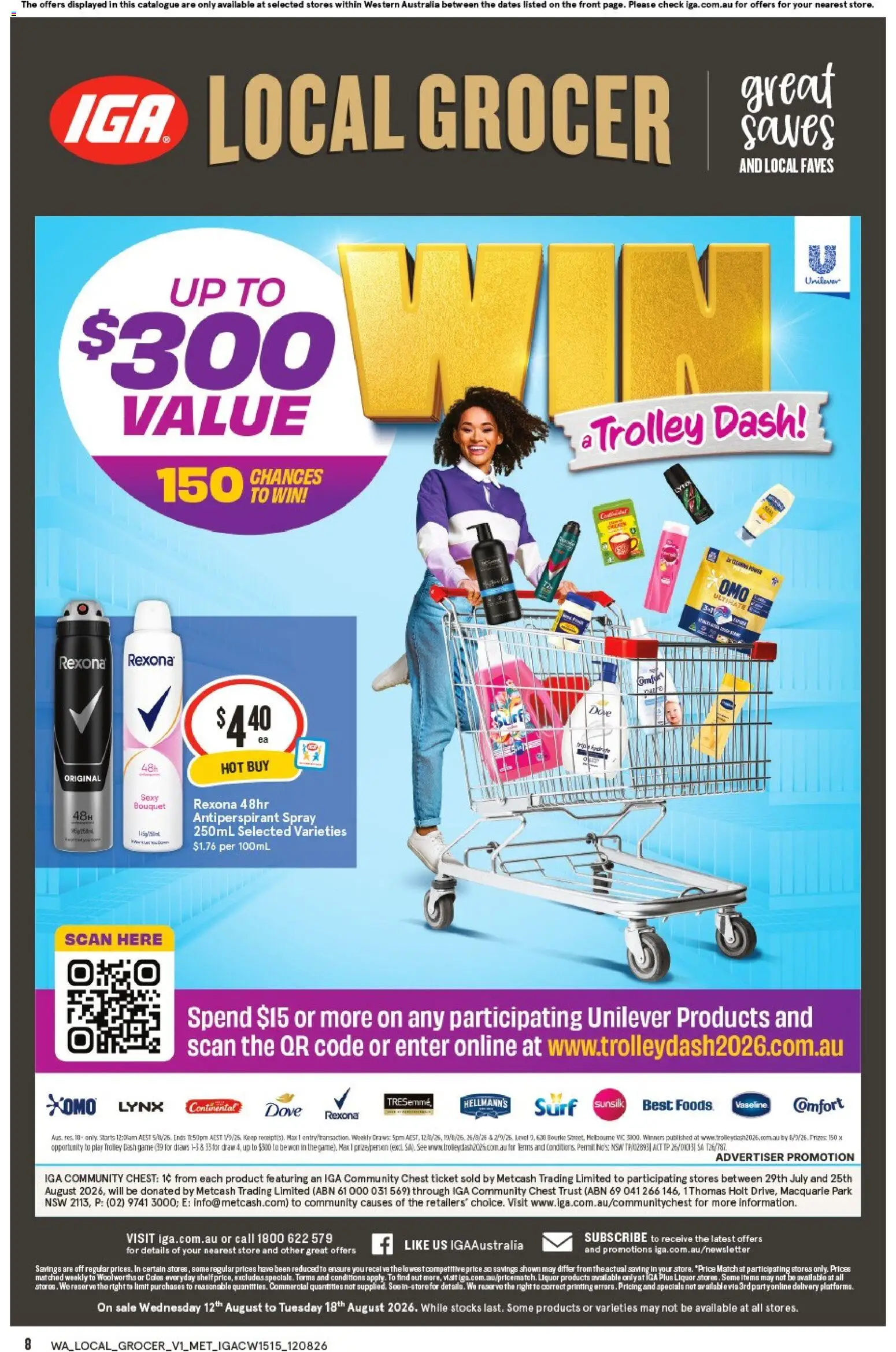 IGA catalogue - valid from 12/08/2026 | Page: 2 | Products: Antiperspirant, Trolley, Game