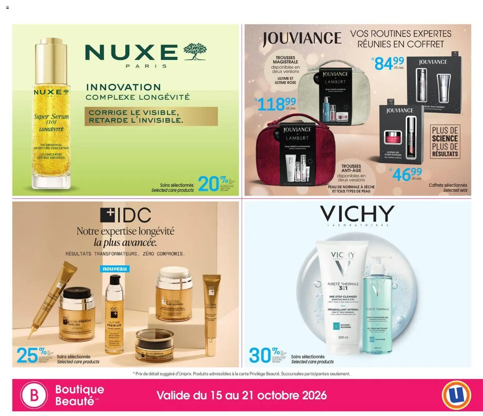 Uniprix flyer valid from Oct 15, 2026 | Page: 4