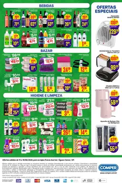 Comper - Ofertas da semana - Pré-Visualização do folheto da loja Comper, válido de 15.06.2026 | Página: 4 | Produtos: Coco, Refresco, Toalha de banho, Água sanitária