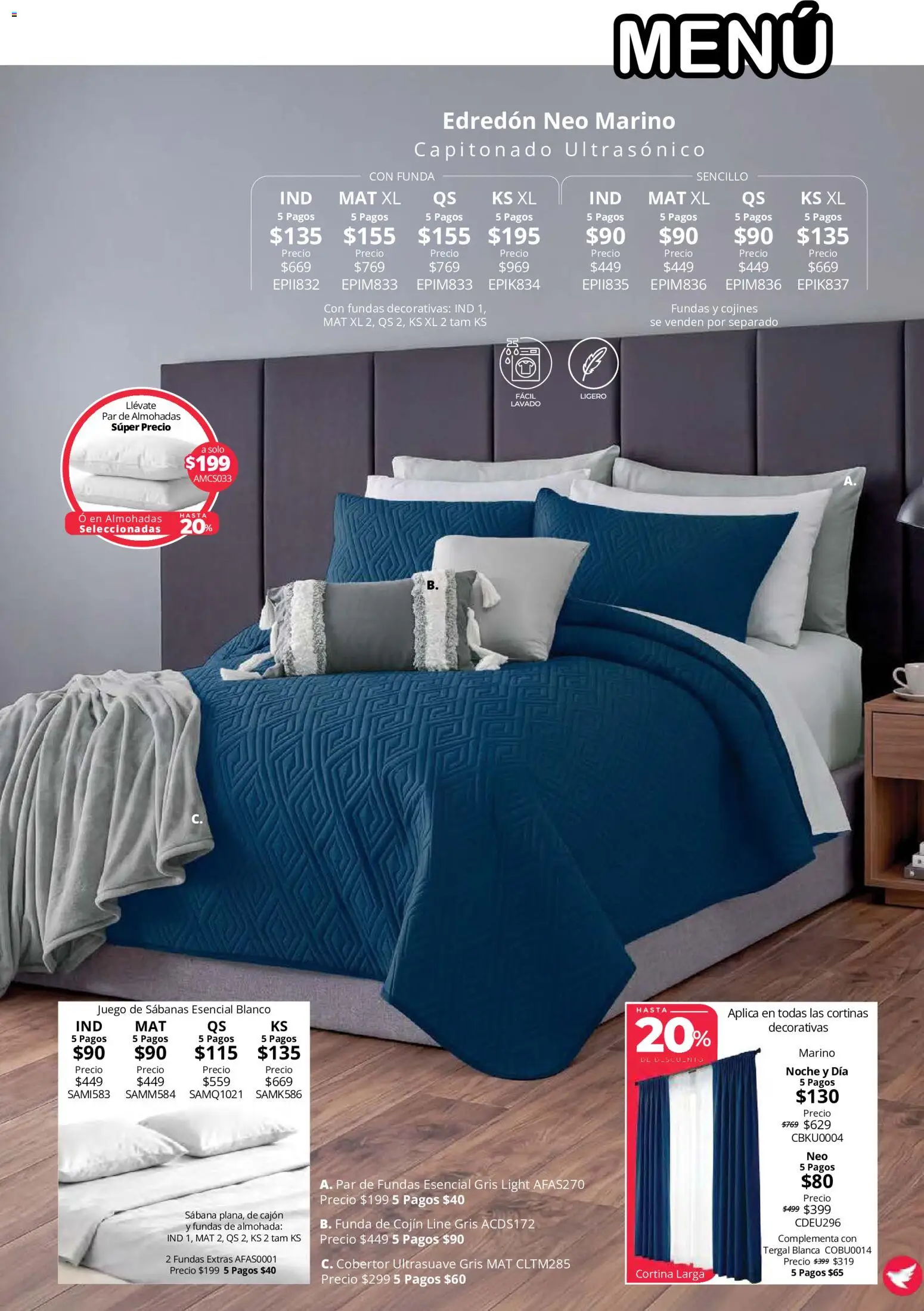 Nuevas ofertas de Colchas Concord válidas en toda la República Mexicana desde el 15/10/2026. ¡Encuentra las mejores ofertas en Colchas Concord catálogo! | Página: 47