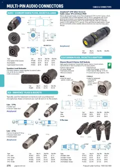 Preview of Jaycar Engineering & Scientific Catalogue 2025/2026  - valid from 09.07.2025 | Page: 270 | Products: Socket, Audio, Cable, CCTV
