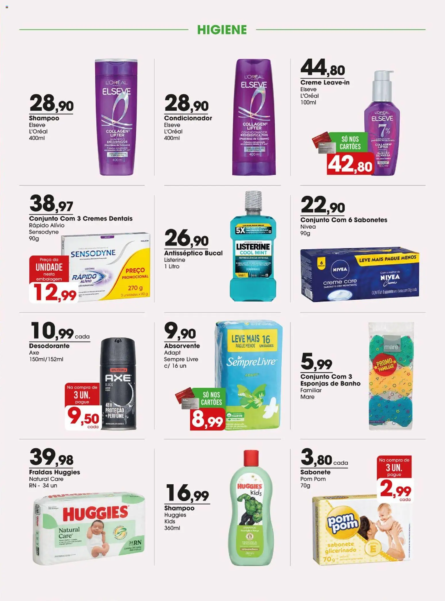 Zaffari Folheto - válido de 25/08/2026 | Página: 15 | Produtos: Colágeno, Esponjas, Perfume, Condicionador