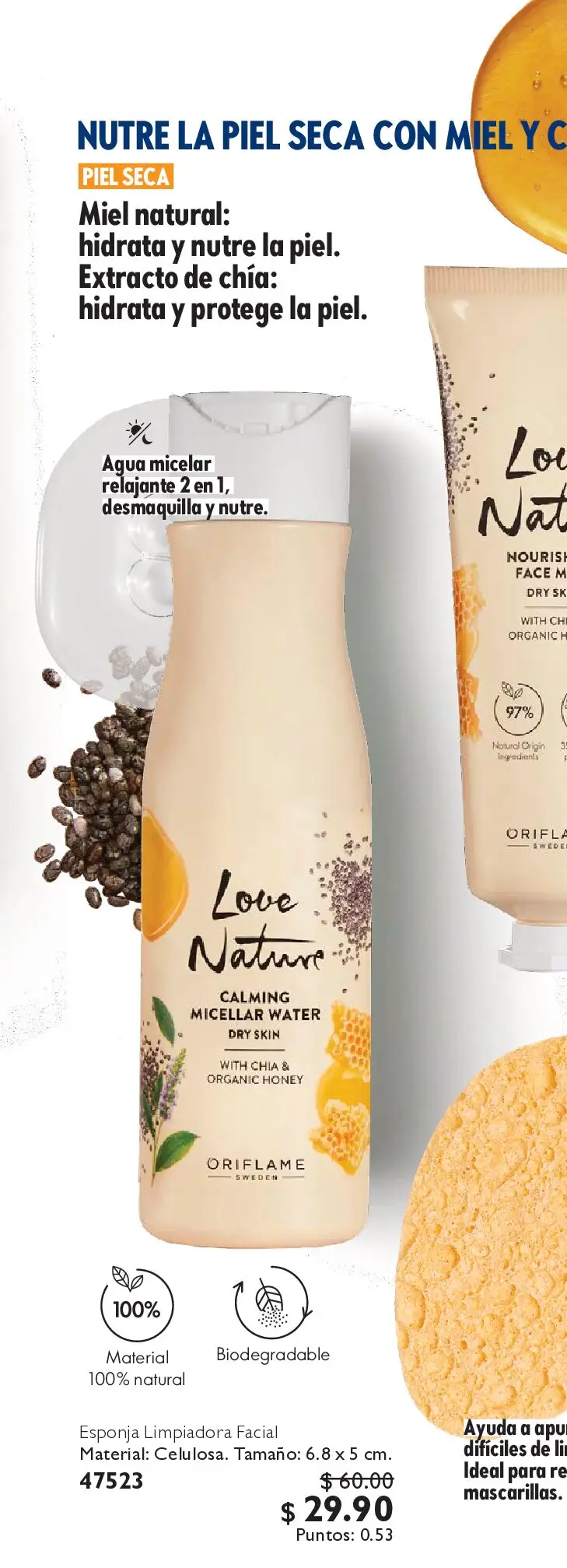 Nuevas ofertas de Oriflame válidas en toda la República Mexicana desde el 09.05.2026. ¡Encuentra las mejores ofertas en Oriflame campaña 7 2026! | Página: 236 | Productos: Esponja, Agua, Agua micelar