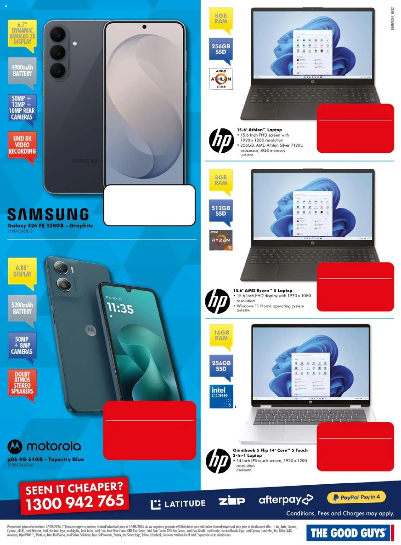 The Good Guys catalogue - valid from 16/09/2026 | Page: 5 | Products: Battery, Laptop, Stereo, Video