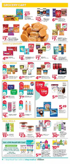 Preview of Rexall weekly flyer / circulaire from shop Rexall valid from 22.05.2026 | Page: 17 | Products: Chips, Nuts, Ice cream, Wine