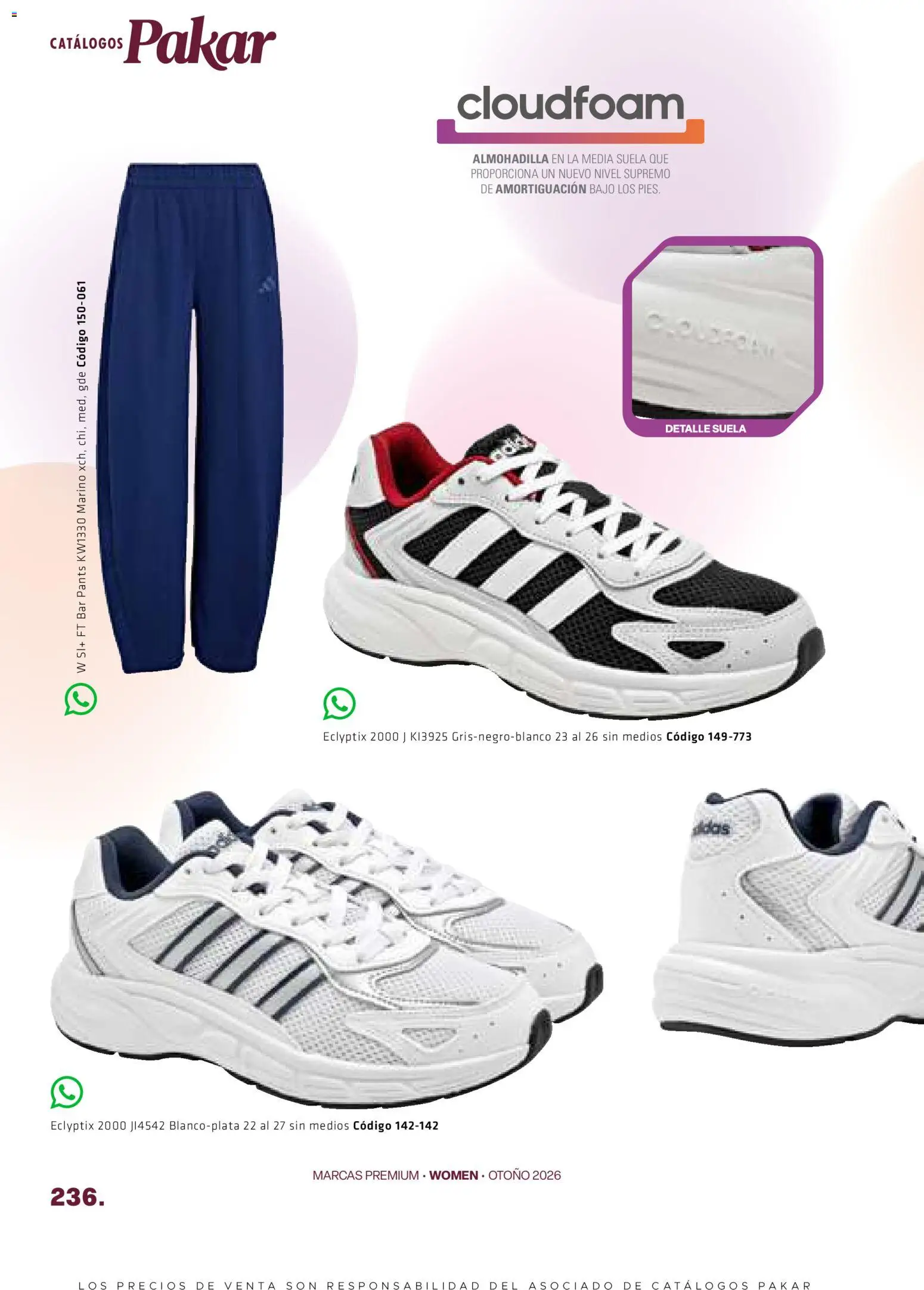 Nuevas ofertas de SC Pakar válidas en toda la República Mexicana desde el 28/08/2026. ¡Encuentra las mejores ofertas en SC Pakar catálogo Otoño! | Página: 236 | Productos: Pants
