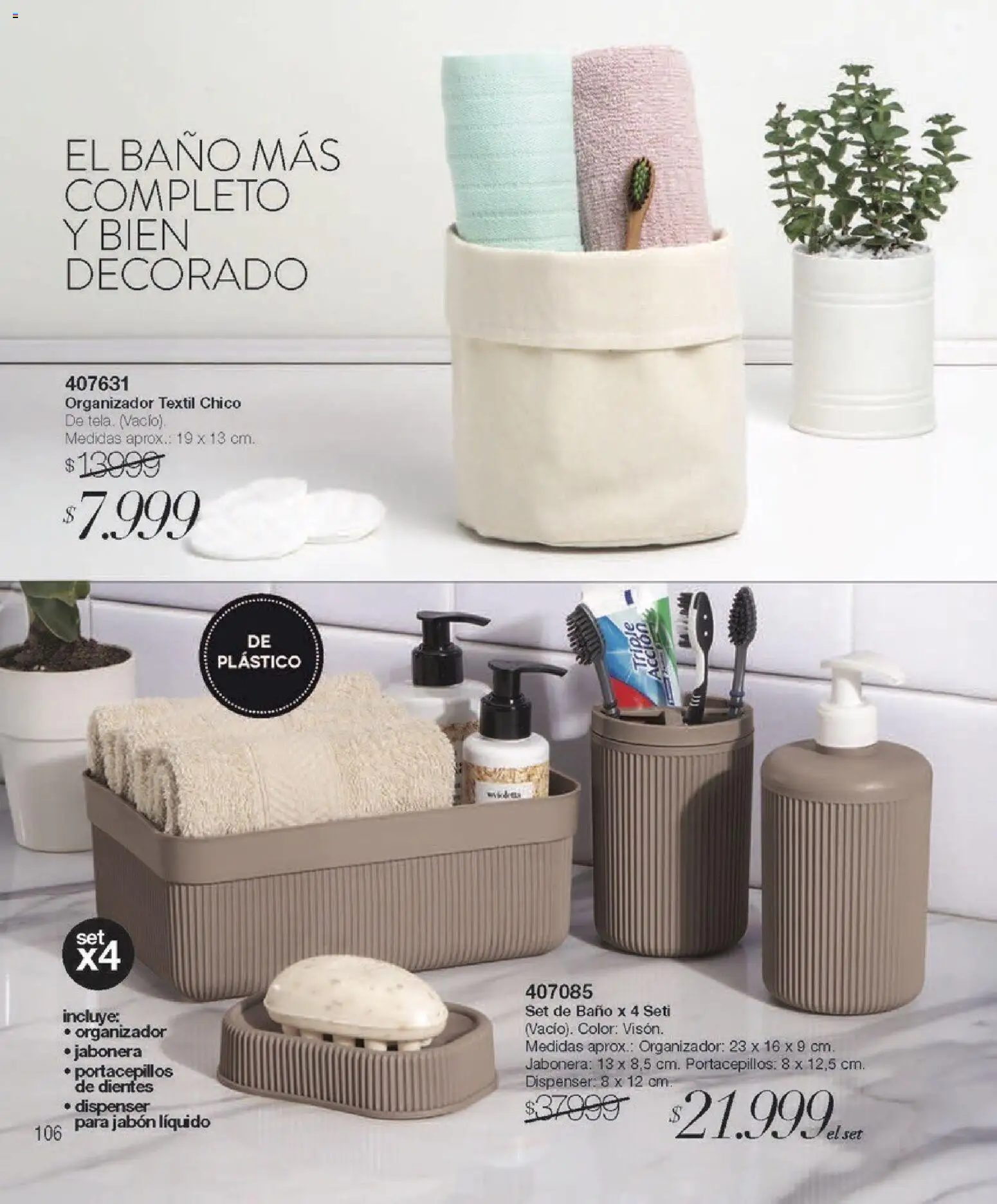 Violetta - Violetta Cosméticos │ válido desde el 09.03.2026 | Página: 591 | Productos: Organizador, Jabonera, Baño, Jabón