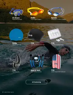 Preview of Dunham's Sports weekly ads valid from 21.05.2026 | Page: 20 | Products: Mirror, Mask, Water, Cap