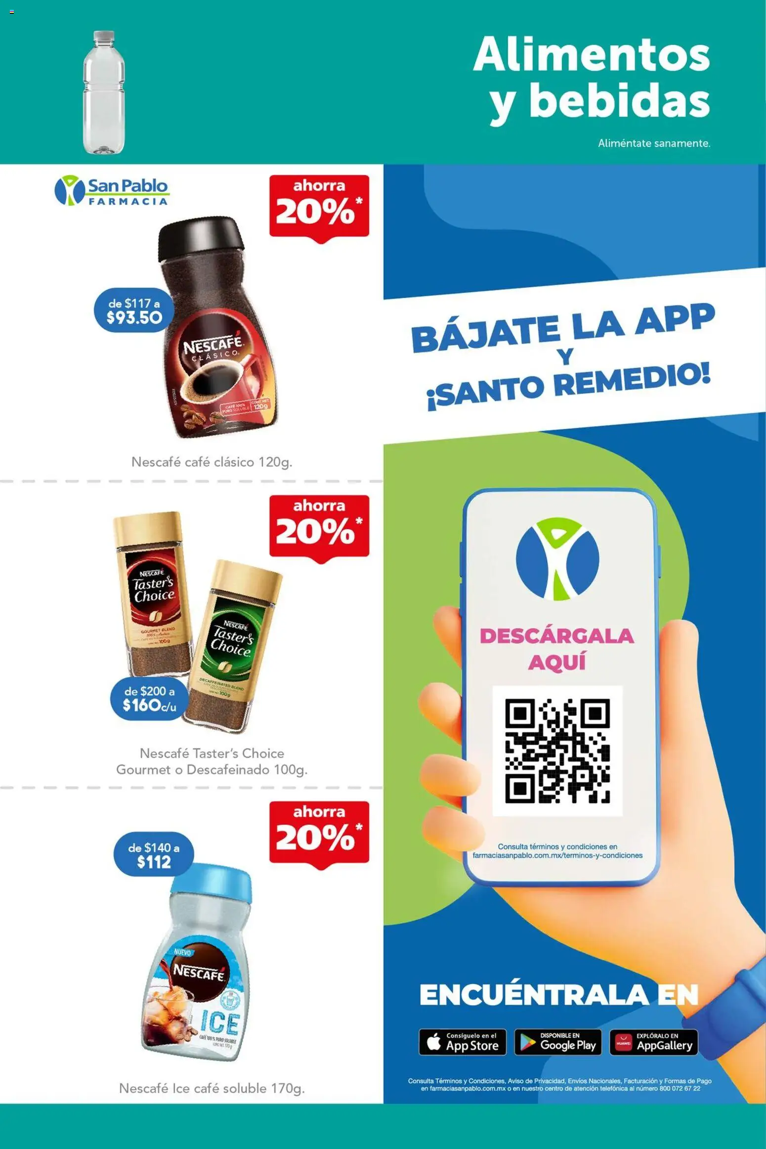 Nuevas ofertas de Farmacia San Pablo válidas en toda la República Mexicana desde el 03.05.2026. ¡Encuentra las mejores ofertas en Farmacia San Pablo catálogo! | Página: 11 | Productos: Café