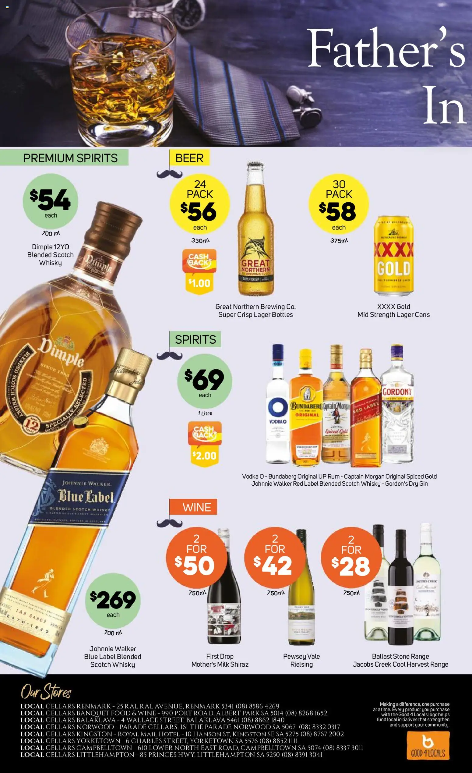 Foodland catalogue - valid from 02/09/2026 | Page: 4 | Products: Food, Milk, Rum, Captain Morgan