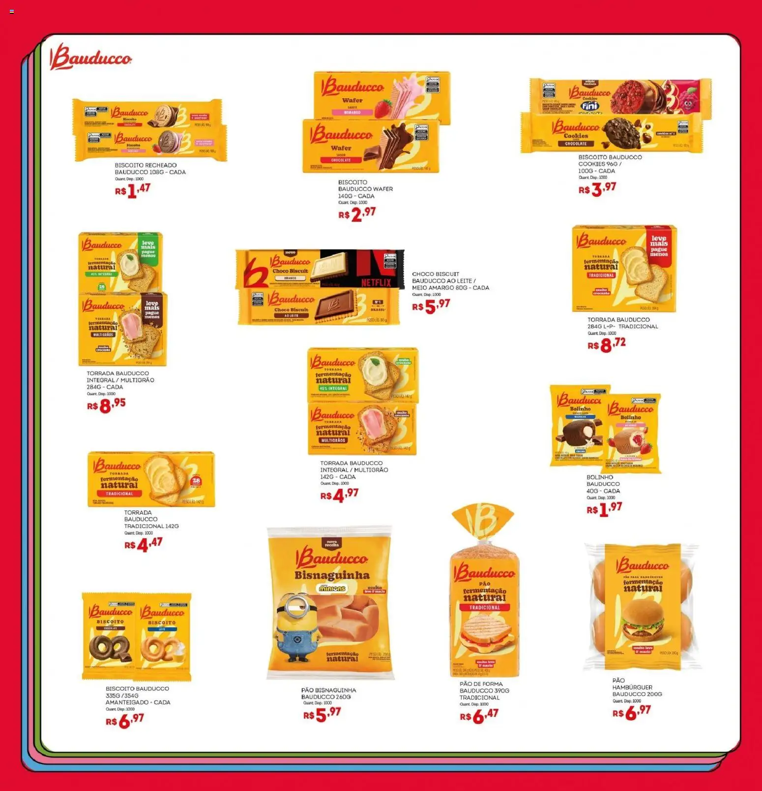 Bistek Supermercados Folheto - válido de 09/09/2026 | Página: 7 | Produtos: Leite, Pão, Hambúrguer, Cookies