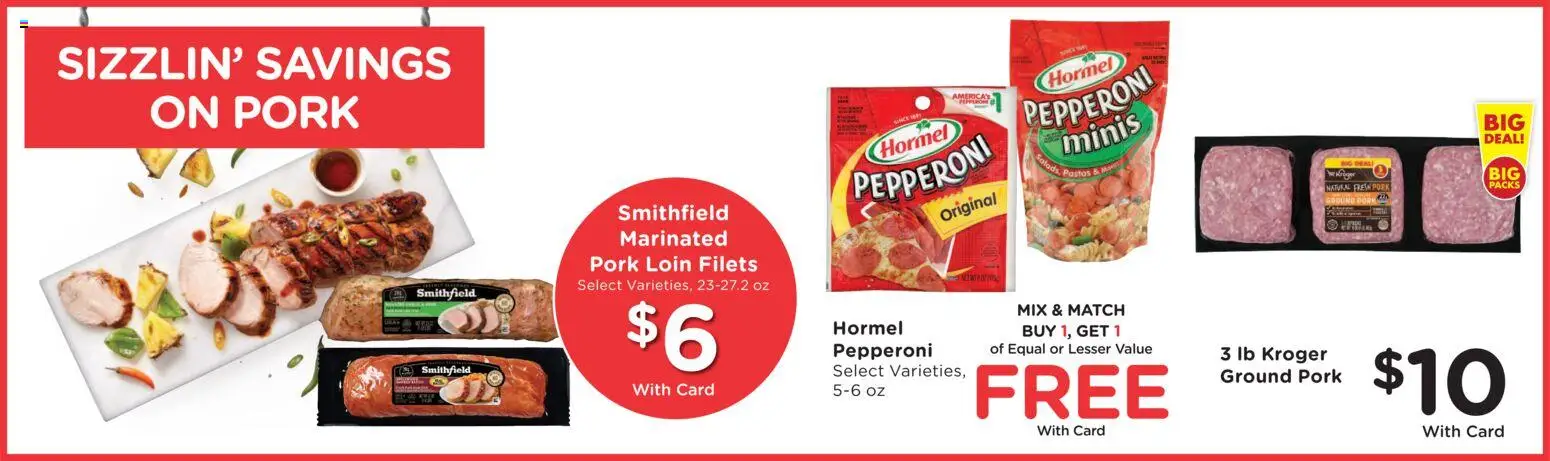 Mariano's Weekly Ad - valid from 08/26/2026 | Page: 8 | Products: Pork loin, Ground pork, Pork