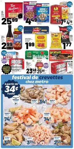 Preview of Metro weekly flyer / circulaire from shop Metro valid from Jul 9, 2026 | Page: 3 | Products: Chips, Bread, Coffee, Beer