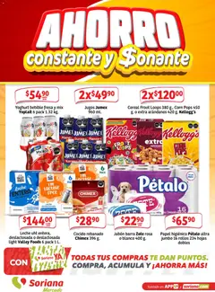 Vista previa de Soriana Ahorro constante y sonante Mercado Nacional, nuevo folleto de la tienda, válido en México a partir del 31/07/2026