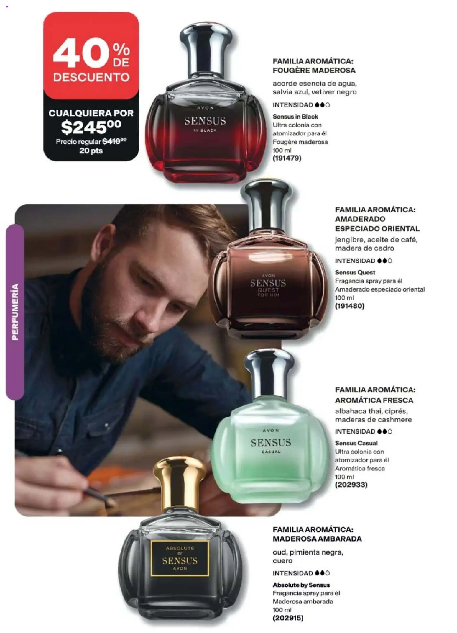 Nuevas ofertas de AVON válidas en toda la República Mexicana desde el 31/07/2026. ¡Encuentra las mejores ofertas en AVON campaña 12 2026! | Página: 82 | Productos: Pimienta, Aceite, Fragancia