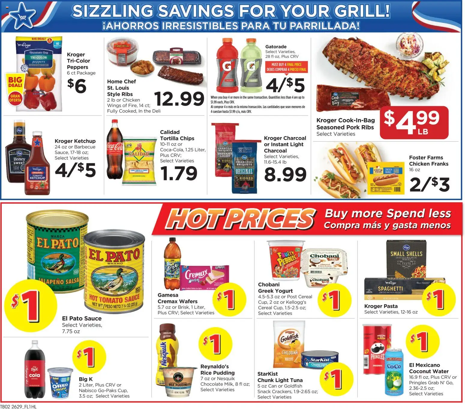 Food 4 Less Weekly Ad - valid from 08/19/2026 | Page: 4 | Products: Peppers, Chicken, Chocolate, Chips
