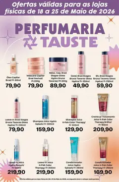 Tauste ofertas Perfumaria - Pré-Visualização do folheto da loja Tauste, válido de 18.05.2026