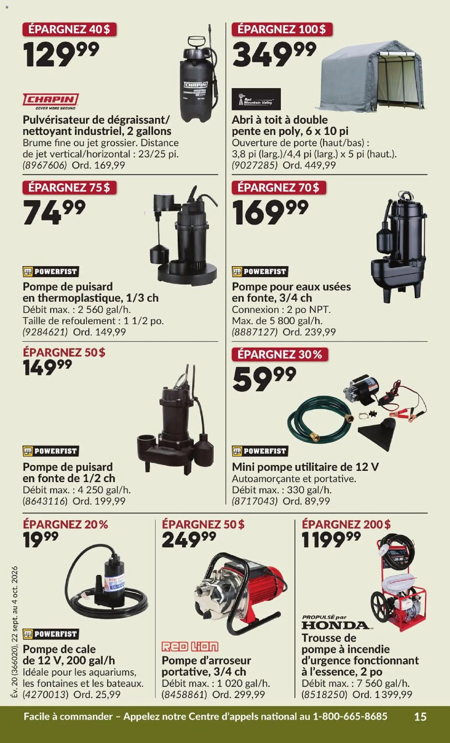 Princess Auto flyer valid from Sep 22, 2026 | Page: 20