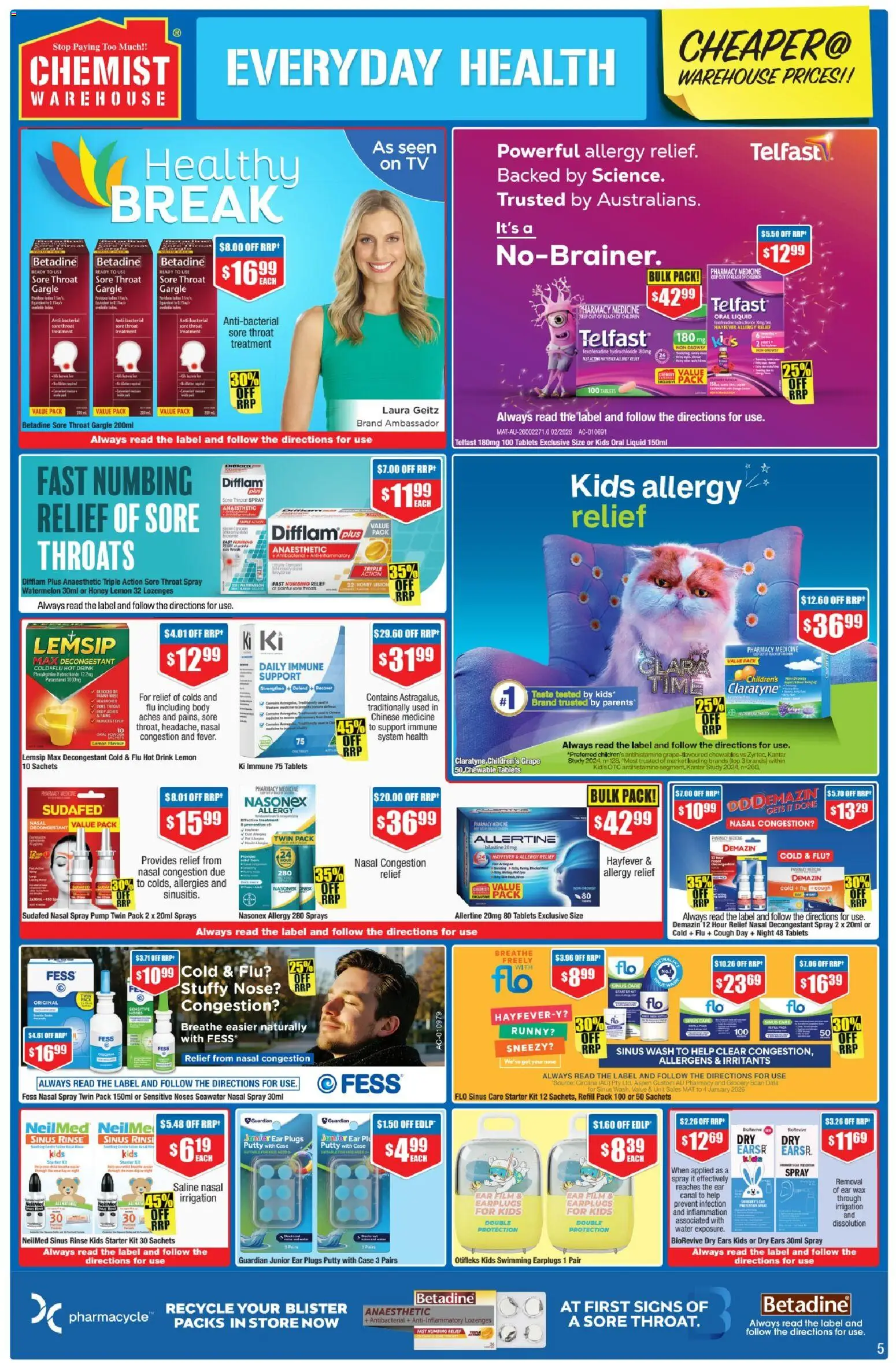 Chemist Warehouse catalogue - valid from 28.05.2026 | Page: 5 | Products: Water, Watermelon, Tv, Sinus