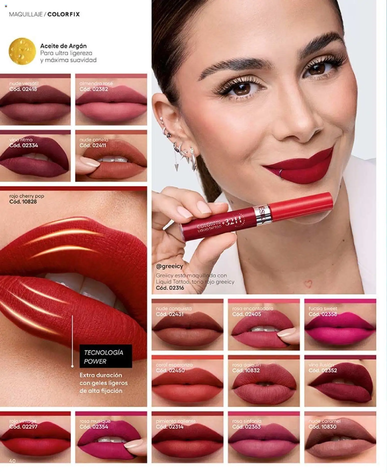 Ésika revista - valida desde el 07/09/2026 | Página: 42 | Productos: Pimienta, Almendra, Maquillaje, Vino