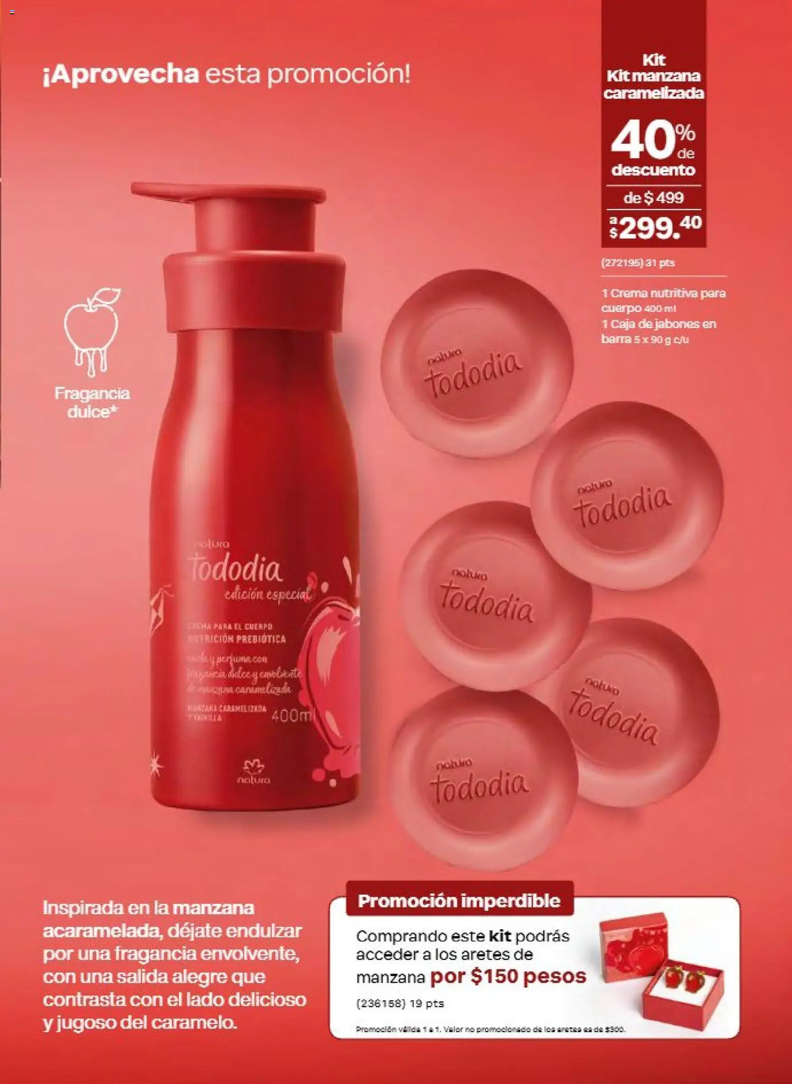 Nuevas ofertas de Natura válidas en toda la República Mexicana desde el 11/09/2026. ¡Encuentra las mejores ofertas en Natura campaña 14 2026! | Página: 107 | Productos: Crema, Barra, Aretes, Caja