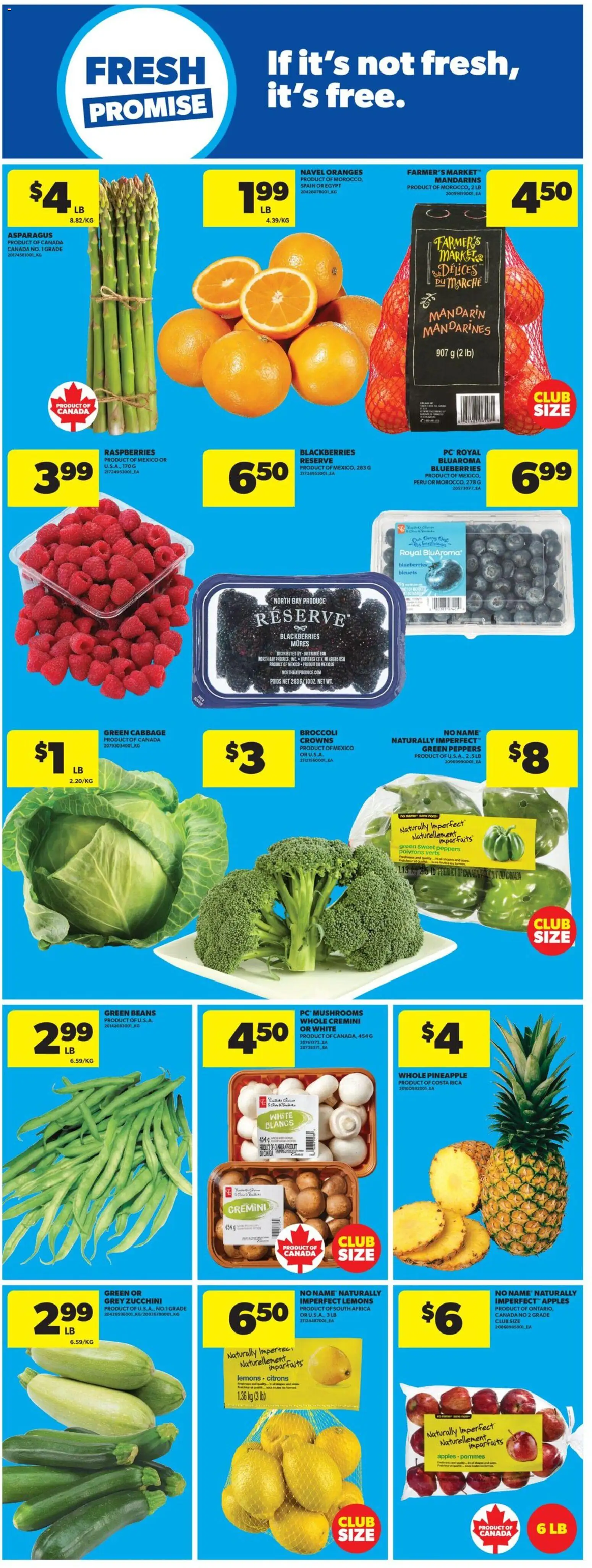 Real Canadian Superstore flyer valid from 28.05.2026 | Page: 20 | Products: Pineapple, PC, Apples, Oranges