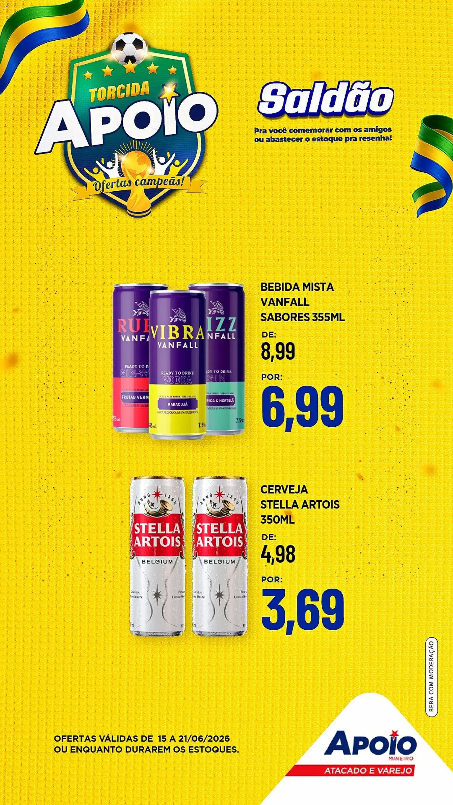 Apoio Mineiro Folheto - válido de 15.06.2026 | Página: 7 | Produtos: Maracujá, Corda, Cerveja, Bebida
