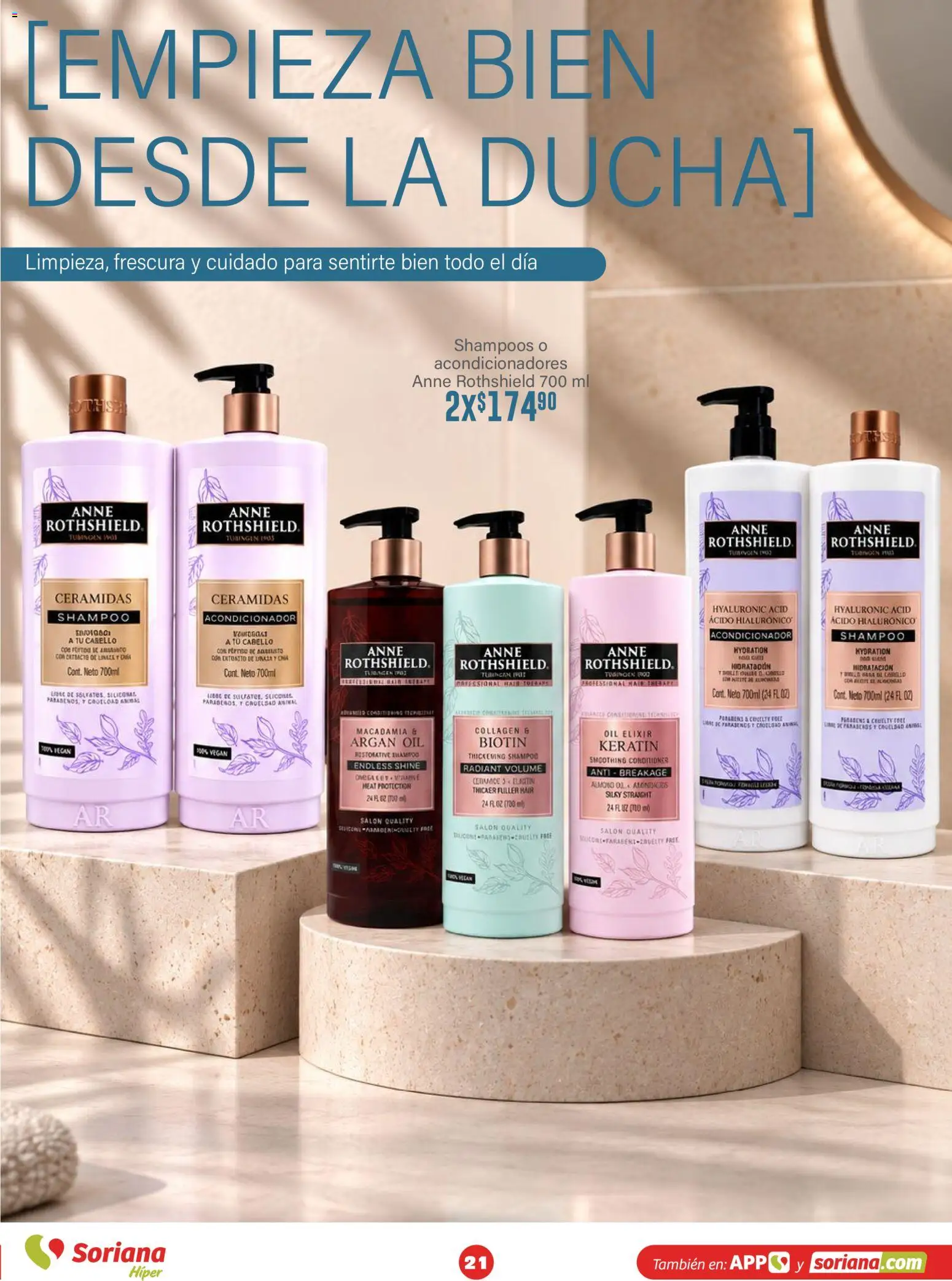 Nuevas ofertas de Soriana válidas en toda la República Mexicana desde el 15/10/2026. ¡Encuentra las mejores ofertas en Soriana folleto Modo #Glowing! | Página: 21
