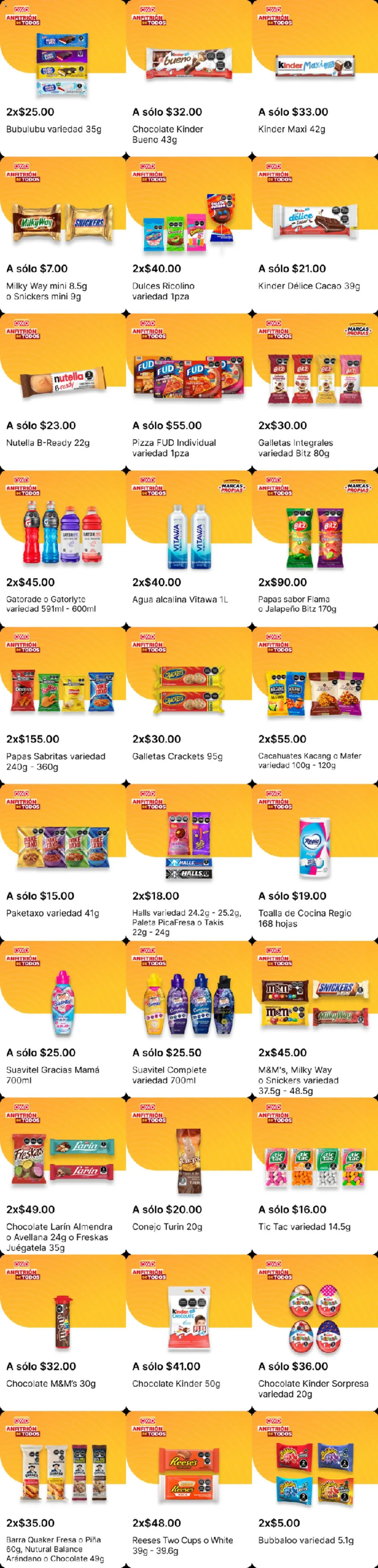 Nuevas ofertas de OXXO válidas en toda la República Mexicana desde el 21.05.2026. ¡Encuentra las mejores ofertas en OXXO folleto! | Página: 3 | Productos: Chocolate, Piña, Galletas, Cacao