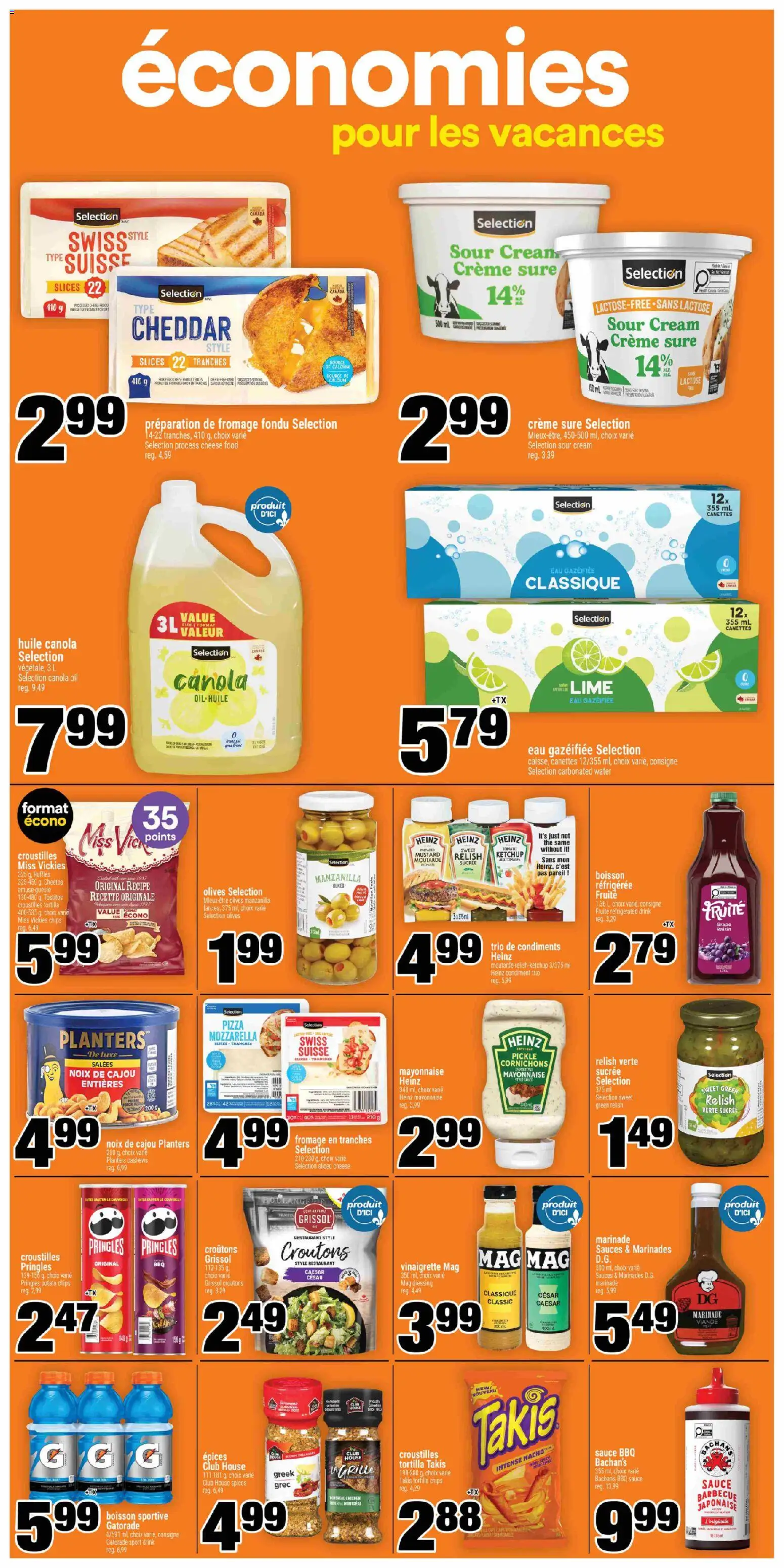 Super C flyer valid from Jul 30, 2026 | Page: 10 | Products: Ketchup, Spices, Cheese, Oil
