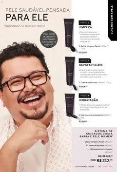 Mary Kay - Catálogo Maio 2026 - Pré-Visualização do folheto da loja Mary Kay, válido de 01.05.2026 | Página: 55 | Produtos: Gel de limpeza, Creme, Creme de barbear