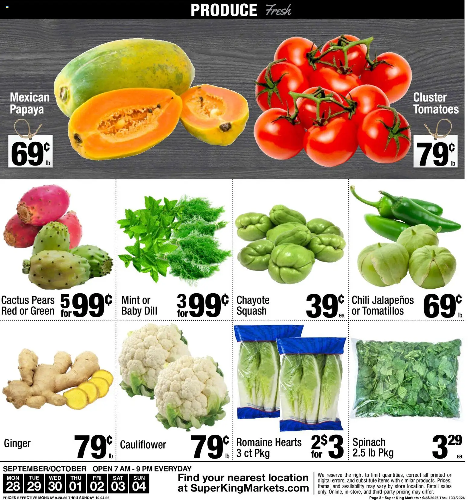 Super King Weekly Ad - valid from 09/28/2026 | Page: 8
