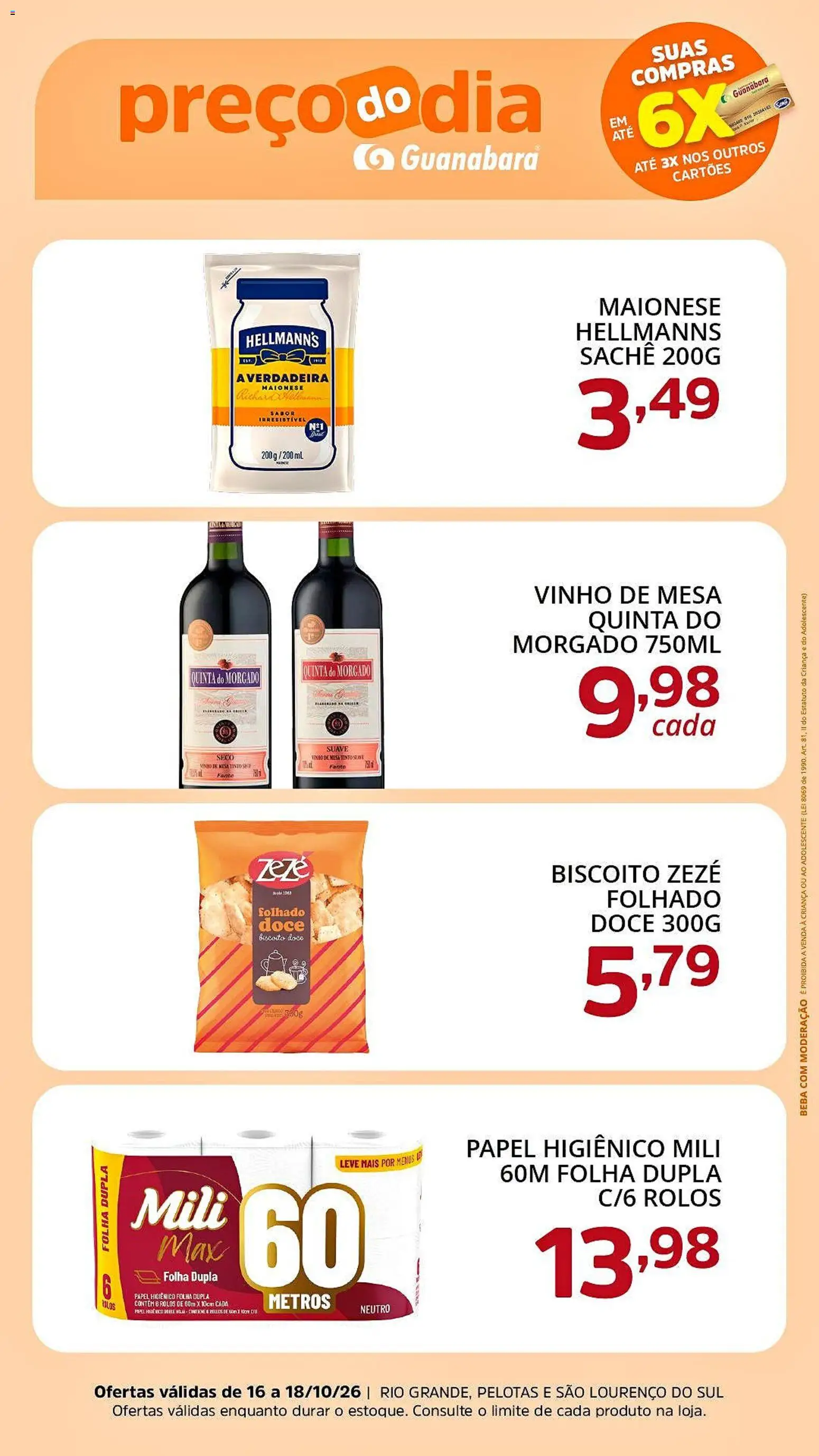 Supermercado Guanabara Folheto - válido de 16/10/2026 | Página: 4
