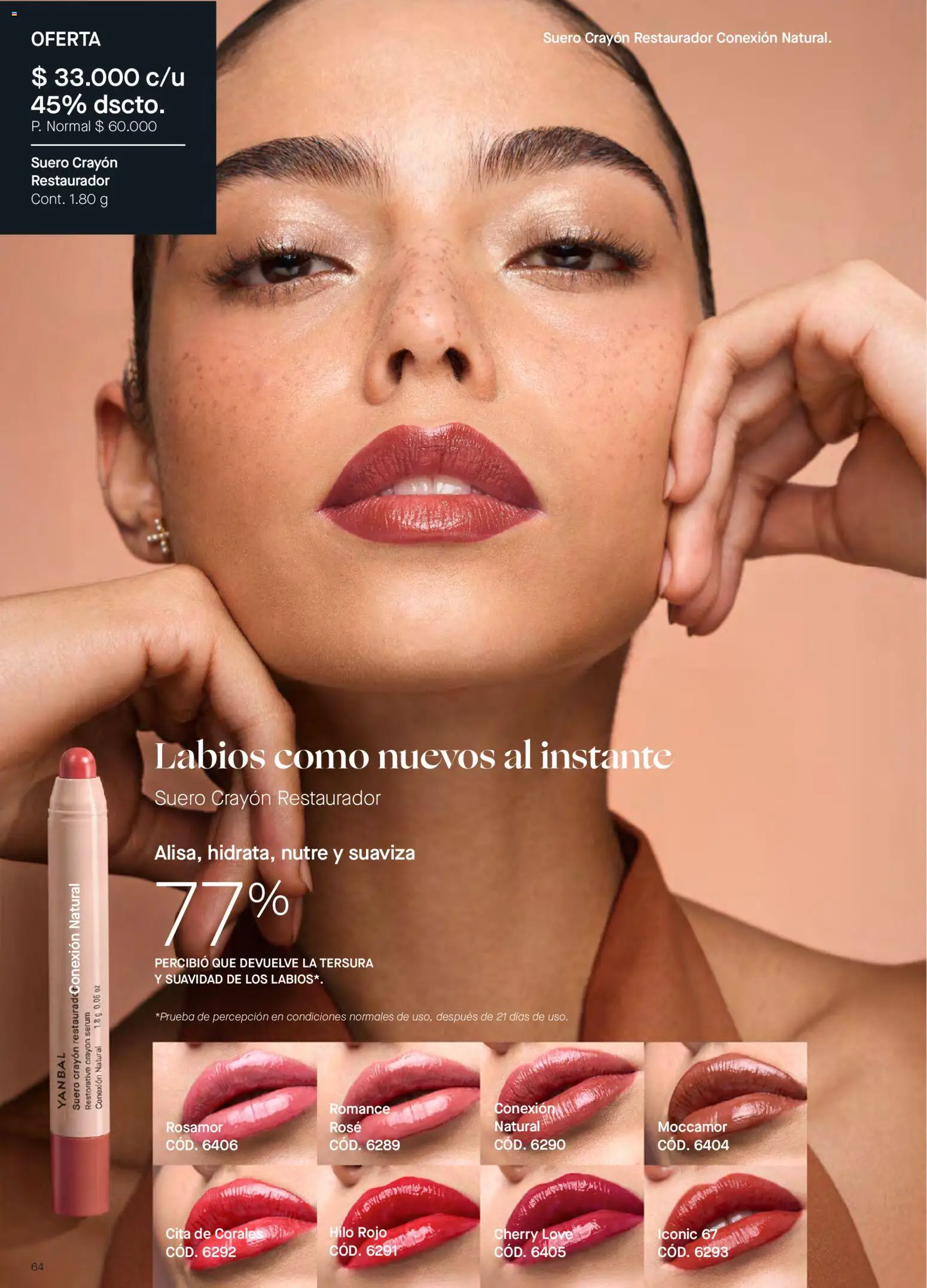 Yanbal revista - valida desde el 18/07/2026 | Página: 64 | Productos: Serum