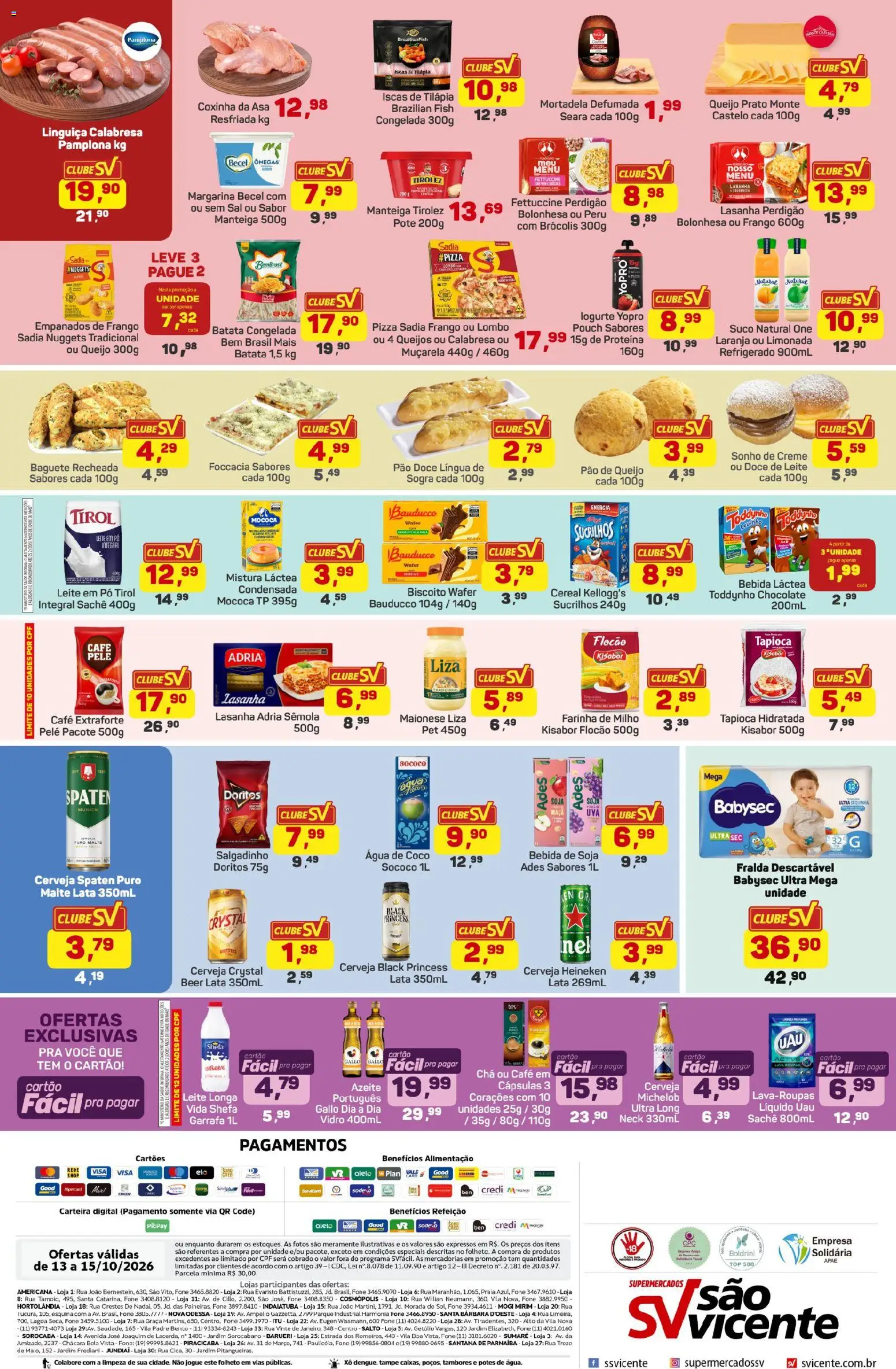 Supermercados São Vicente Folheto - válido de 13/10/2026 | Página: 2