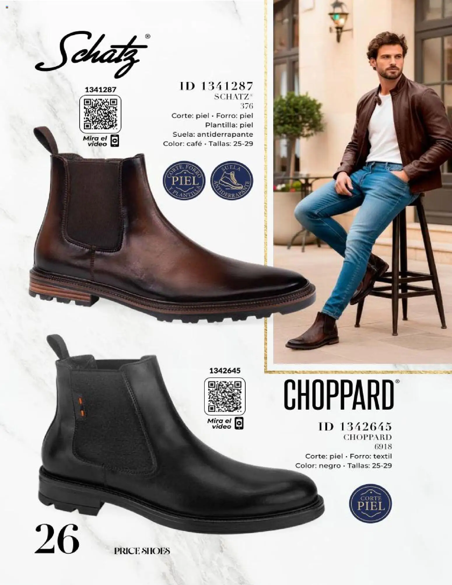 Nuevas ofertas de Price Shoes válidas en toda la República Mexicana desde el 25/06/2026. ¡Encuentra las mejores ofertas en Price Shoes catálogo Caballeros Mini! | Página: 26