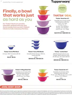 Preview of Tupperware weekly flyer from shop Tupperware valid from 01.05.2026