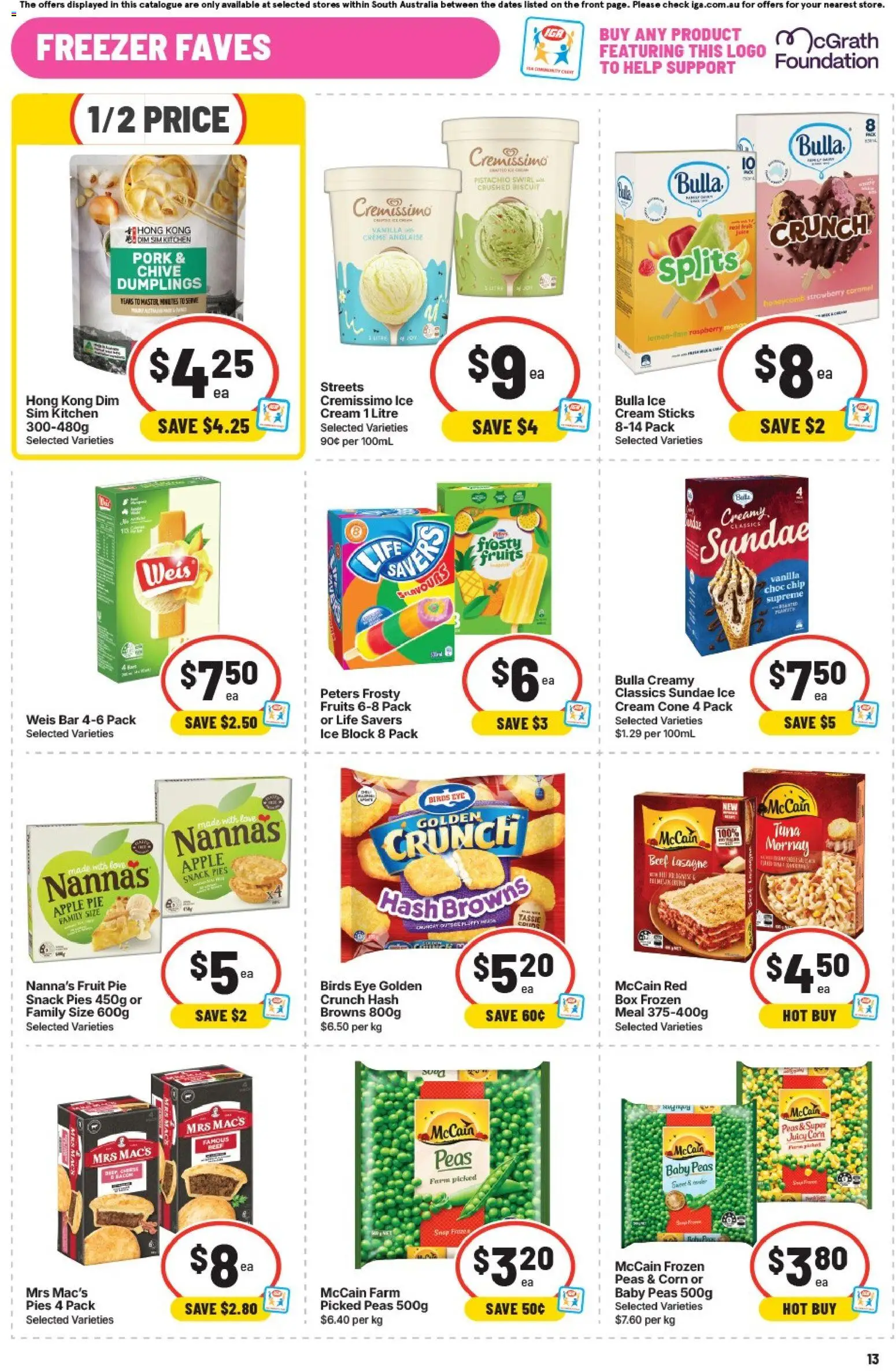 IGA catalogue - valid from 09/09/2026 | Page: 14 | Products: Pork, Beef, Fruits, Fruit