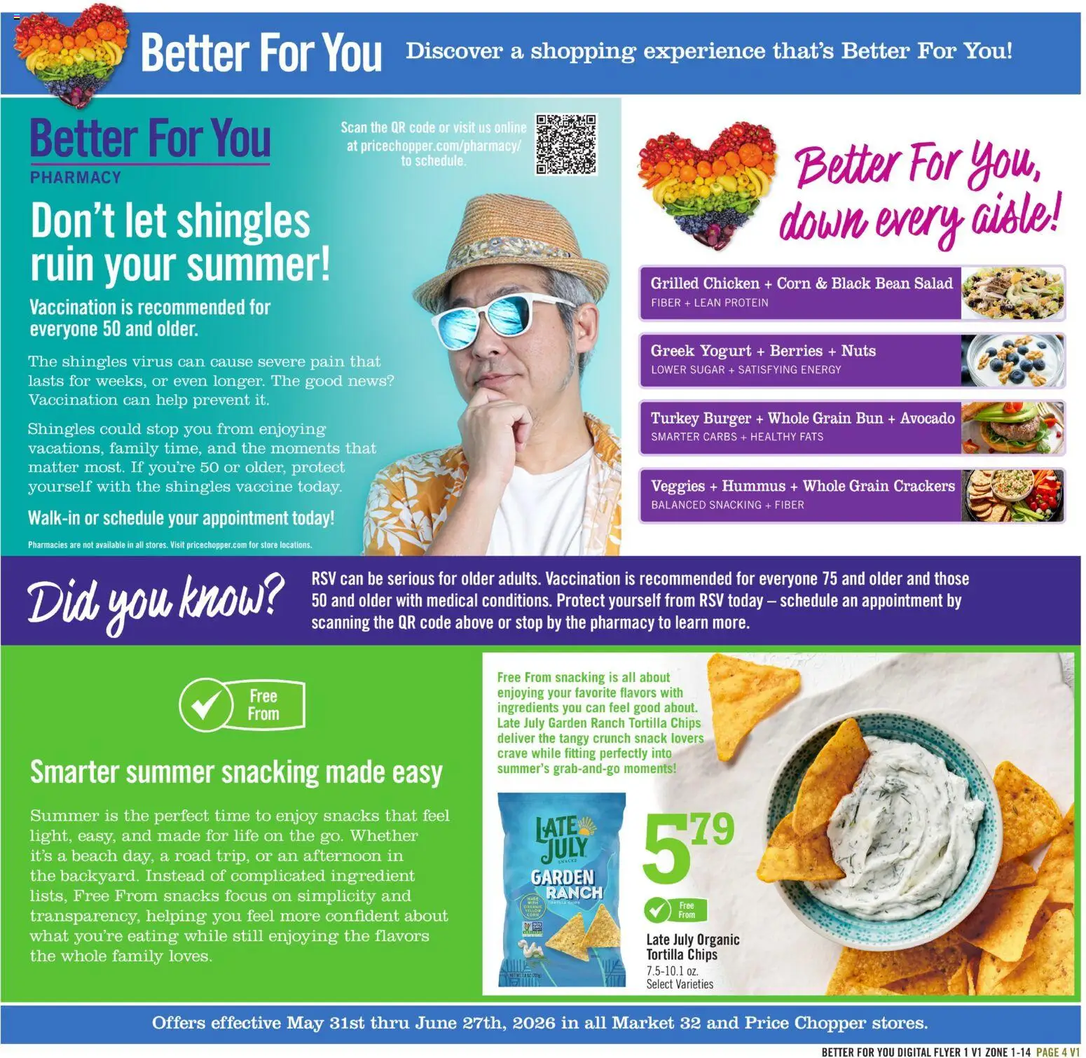 Price Chopper Better For You June - valid from 05.06.2026 | Page: 4 | Products: Corn, Salad, Avocado, Sugar