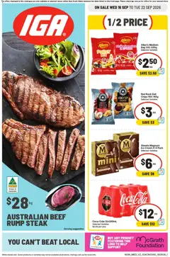 Preview of IGA catalogue Ainslie - valid from 16/09/2026