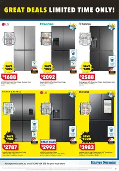 Preview of Harvey Norman Electrical Clearance - valid from 18/06/2026 | Page: 20 | Products: Water, Accessories, Fridge