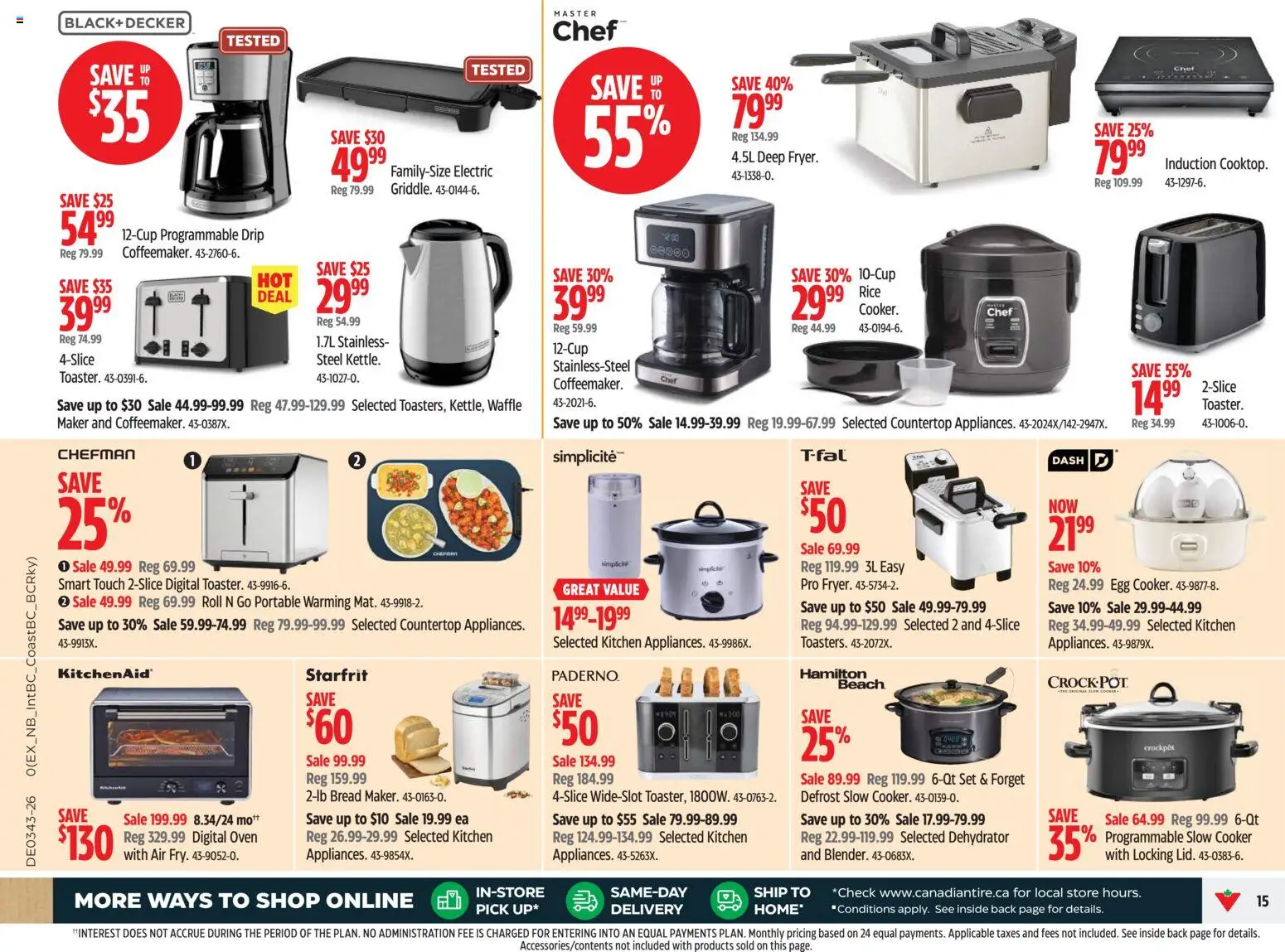 Canadian Tire flyer valid from Oct 22, 2026 | Page: 14