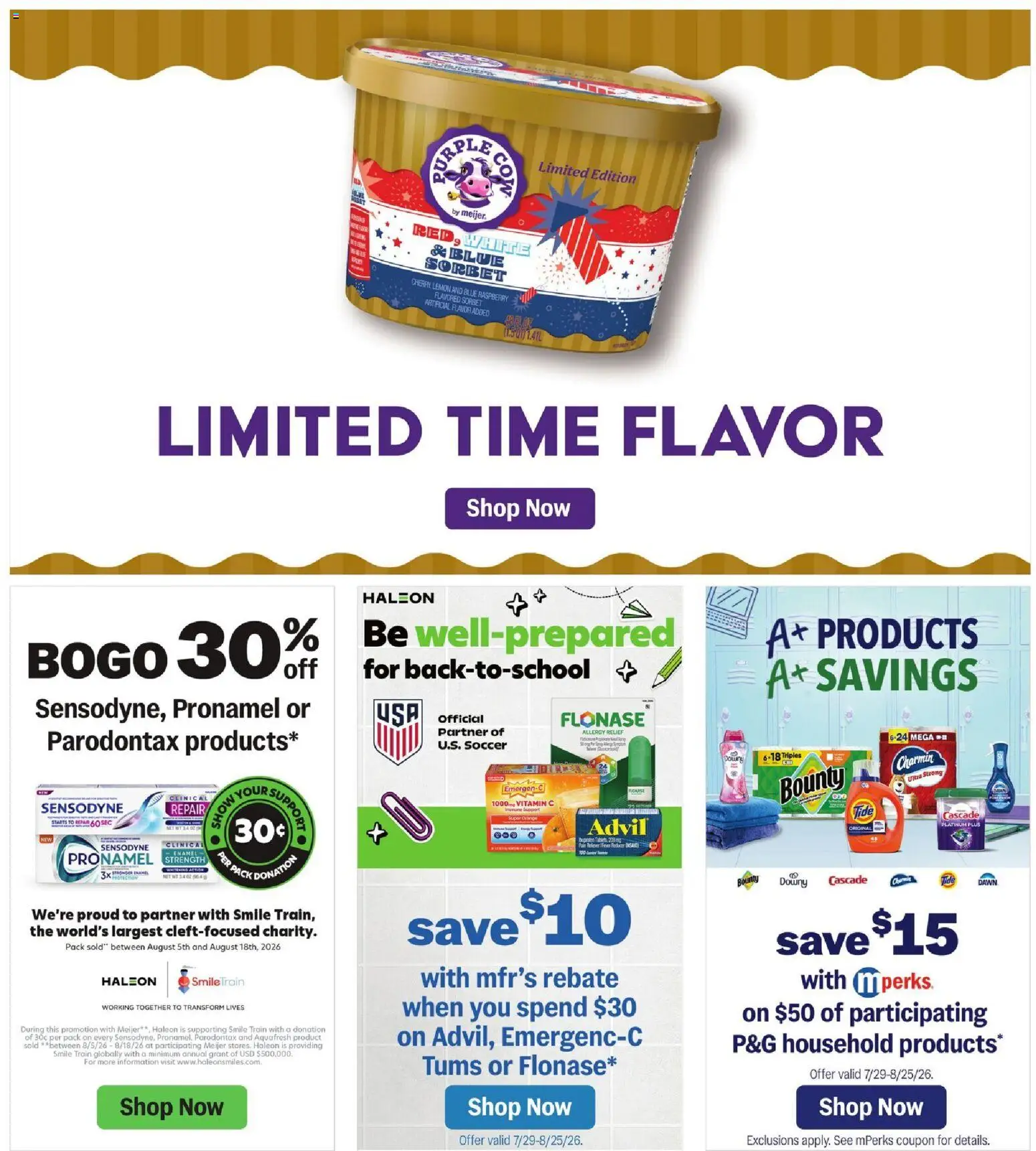 Meijer Weekly Ad - MI - valid from 07/29/2026 | Page: 42 | Products: Vitamin, Lemon, Raspberry