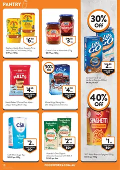 Preview of Foodworks catalogue NSW - valid from 09/09/2026 | Page: 18 | Products: Box, Protein, Honey, Tomato