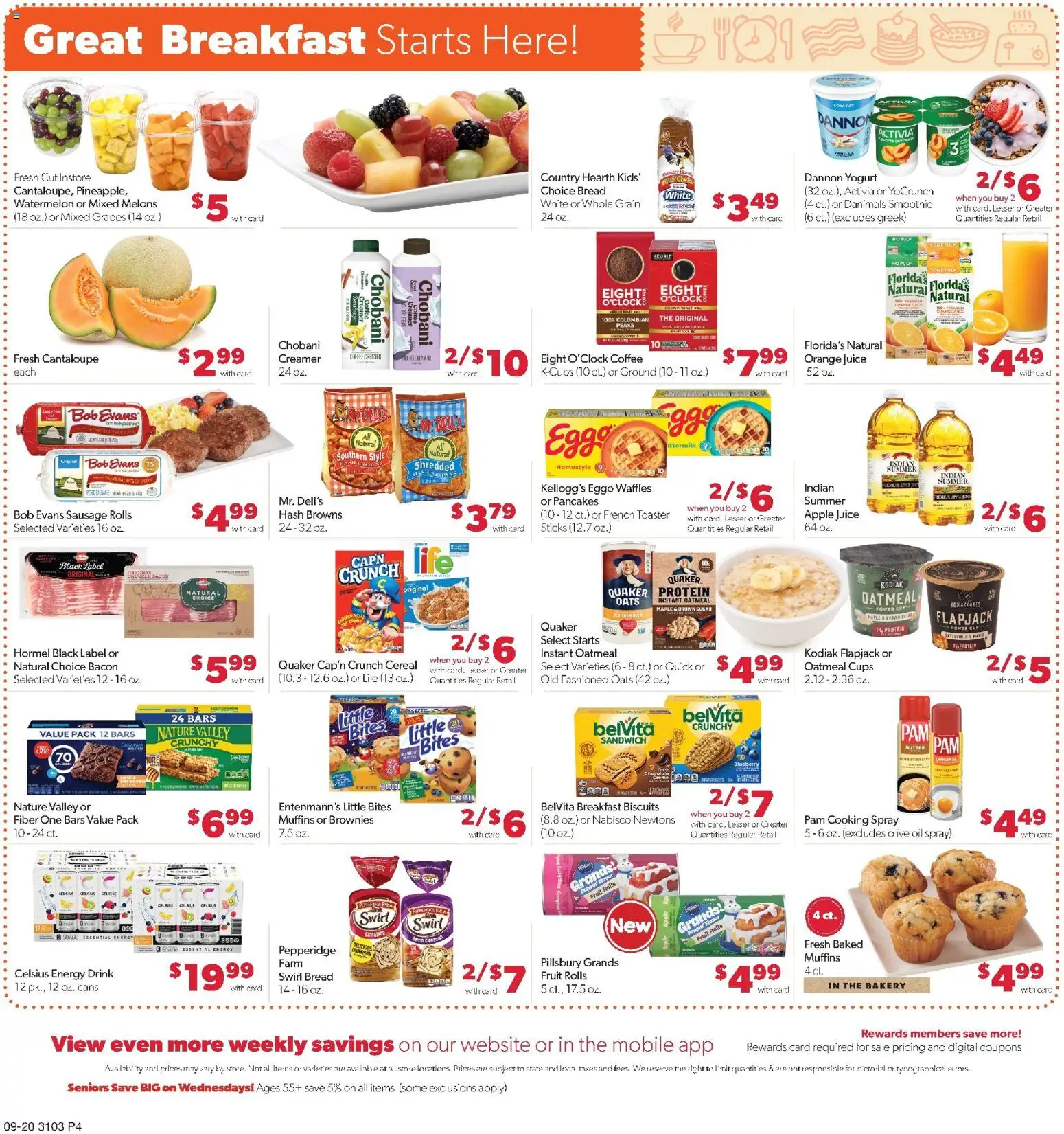 Family Fare Weekly Ad - ND - valid from 09/20/2026 | Page: 4 | Products: Toaster, Cooking spray, Sugar, Sausage